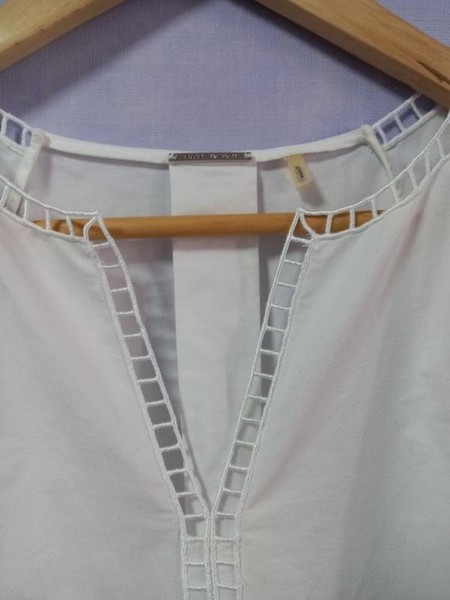 Women Elie Tahari Shirt White Cotton 42 / XL / 50