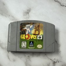 Glover Nintendo 64 N64 1998 Authentic Game Cartridge Clean Labels Tested Works