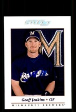 Signed Baseball Card Auto Geoff Jenkins 2001 Donruss Studio #69 Brewers
