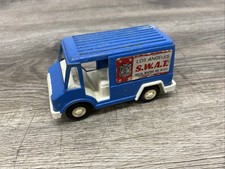 Tootsie Toy Panel Truck Los Angeles S.W.A.T. 1970 Blue Made in USA Toy SWAT