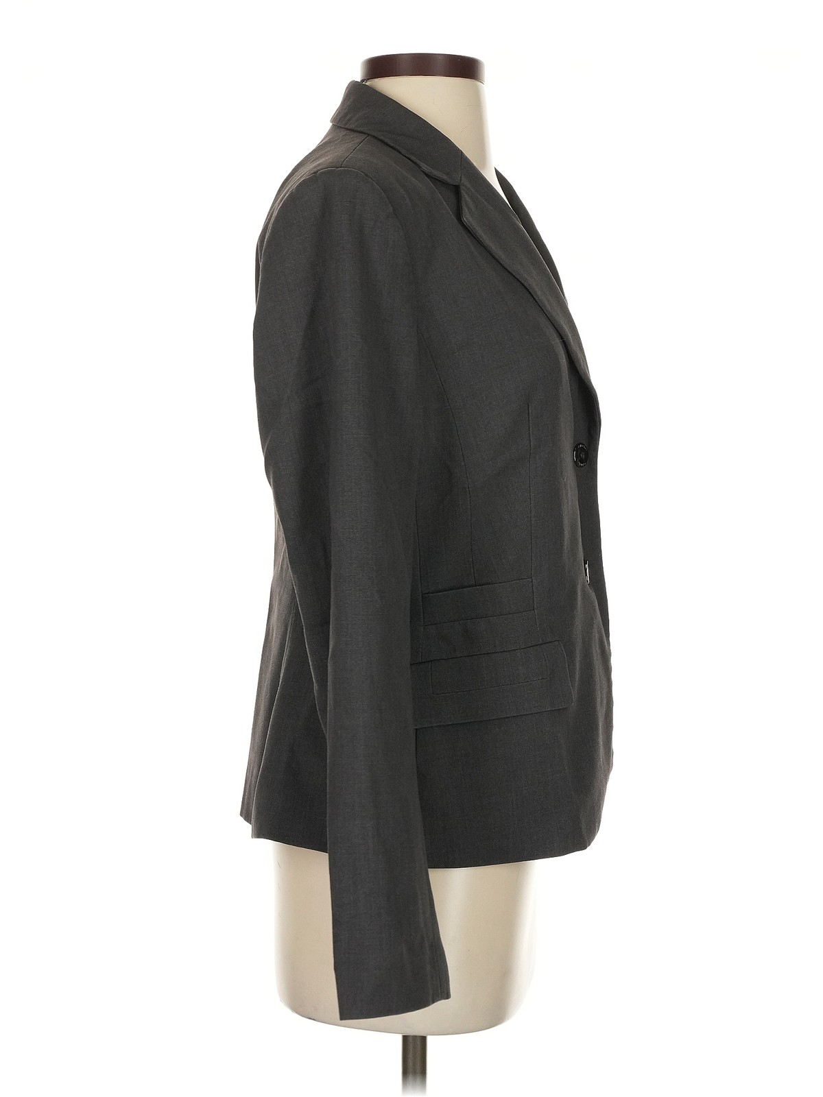 Calvin Klein Women Gray Blazer S thumbnail 3