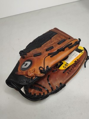 DEMARINI Ecco Leather Large 13  Softball Right Hand Throw Helix Glove 