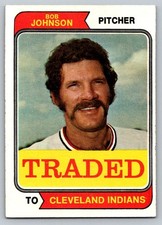 1974 Topps Traded #269T Bob Johnson Cleveland (Fair Condition)