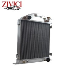 For 1928-1929 Ford Model A 3.3l I4 3 Row Full Aluminum Radiator Cc2829ch 1928 29