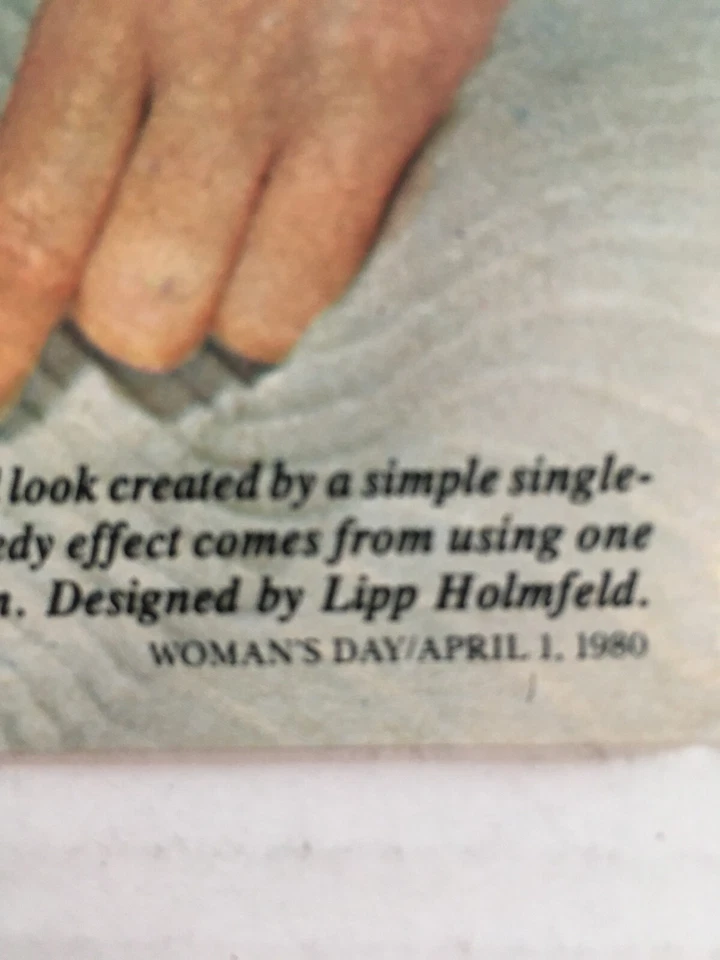 Vintage Women SummerTops Multisize KNIT CROCHET PATTERN-Womans Day April 1, 1980 - Image 3 of 3