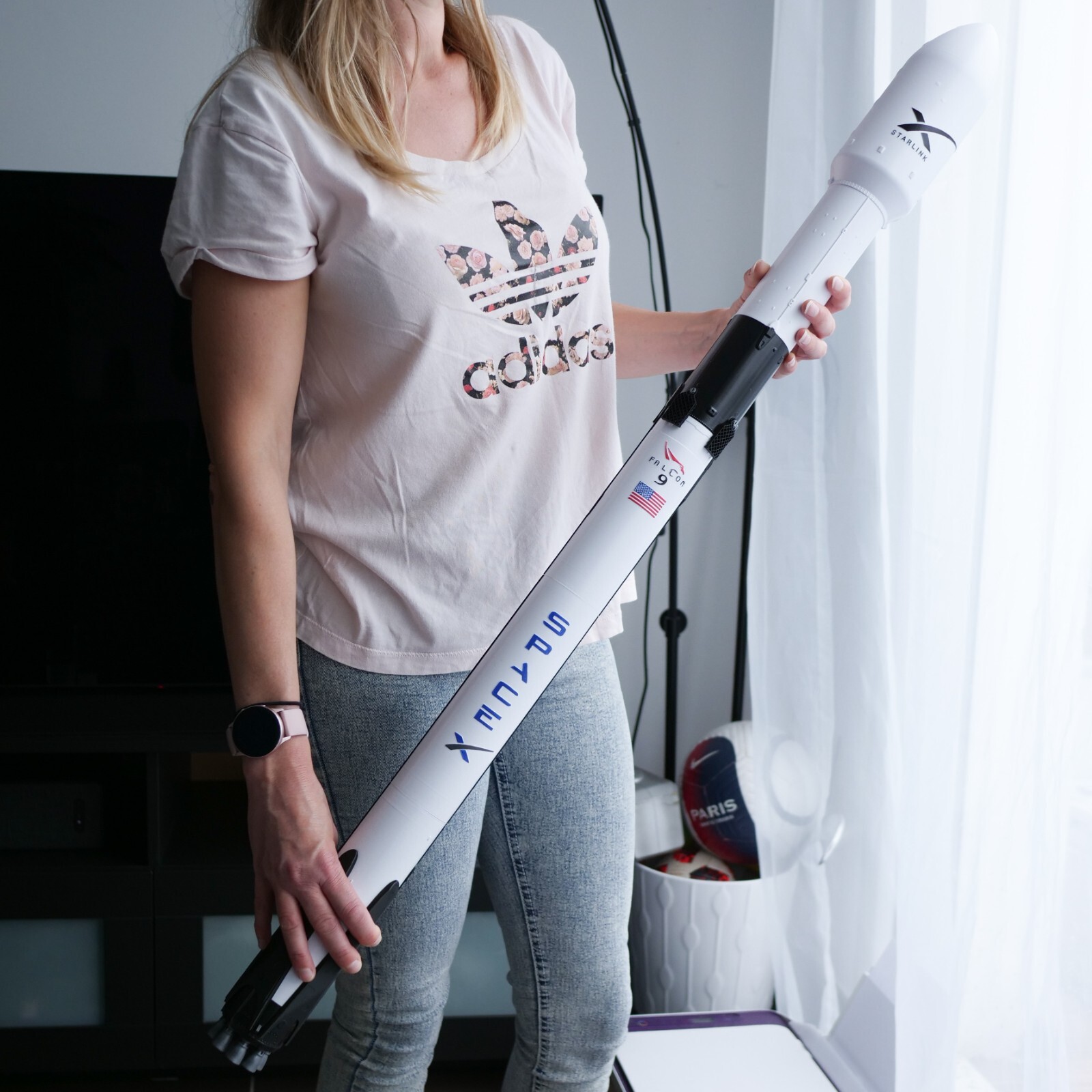 Maquette Falcon 9 SpaceX 40 pouces : idée cadeau idéale pour ado fan d'espace