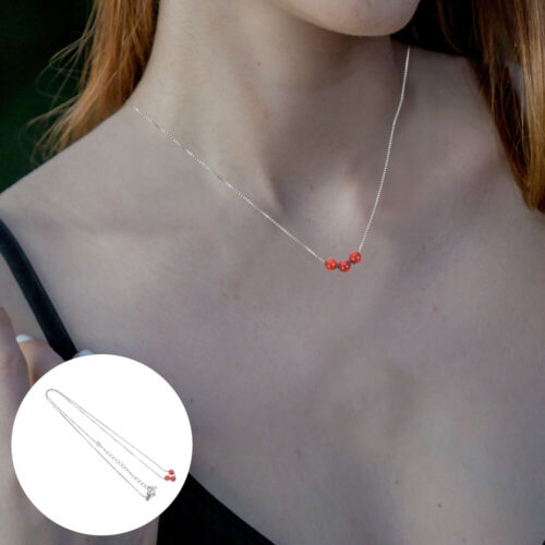  Ladies Clavicle Chain Women's Neck Jewelry Beads Necklaces for - Afbeelding 1 van 12