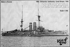 Combrig 1/700 Battleship HMS Britannia 1906 Resin Kit