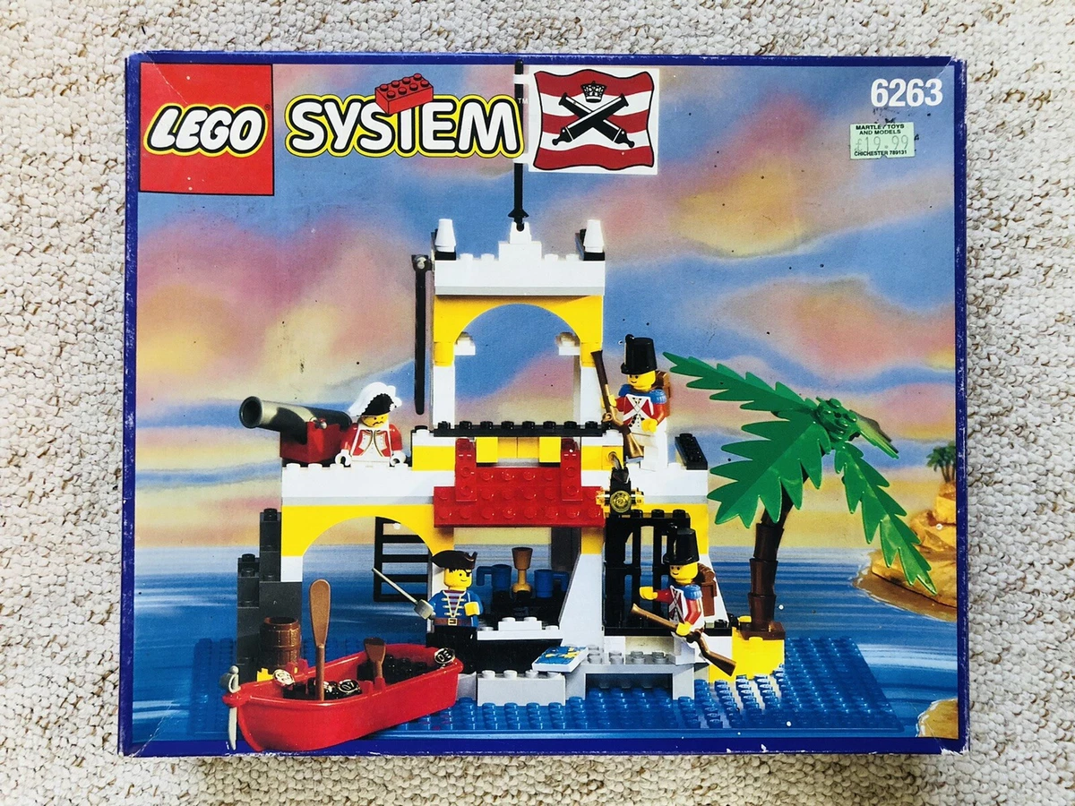 LEGO 6263 Empty Box Tray Pirates Imperial Outpost System
