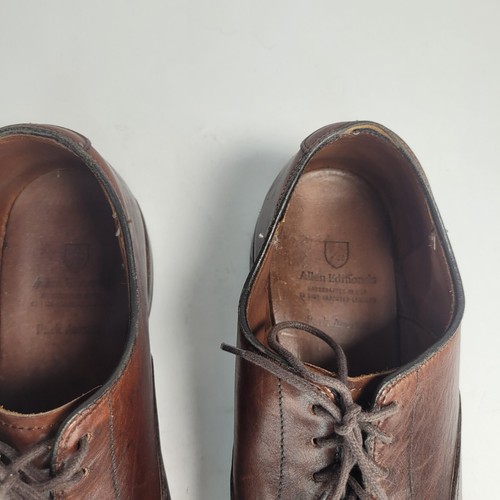 Allen Edmonds Park Avenue Dark Chili Brown 5610 Leather Oxford Shoes Size 10.5 D - Picture 8 of 13