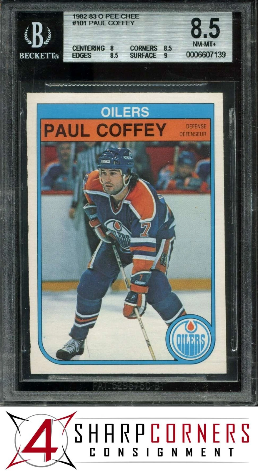 Paul Coffey trading card