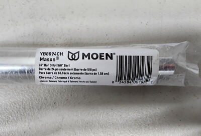 Moen YB8094CH 24'' inch Towel Bar Replacement Mason Collection Chrome