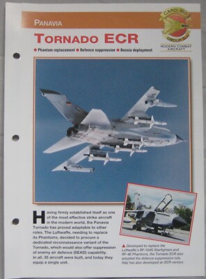 Aircraft of the World Card 150, Gruppe 5 - Panavia Tornado ECR