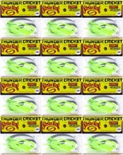(12) Strike King 5/8 Oz Thunder Cricket Bladed Jigs Chartreuse Blue Glimmer New