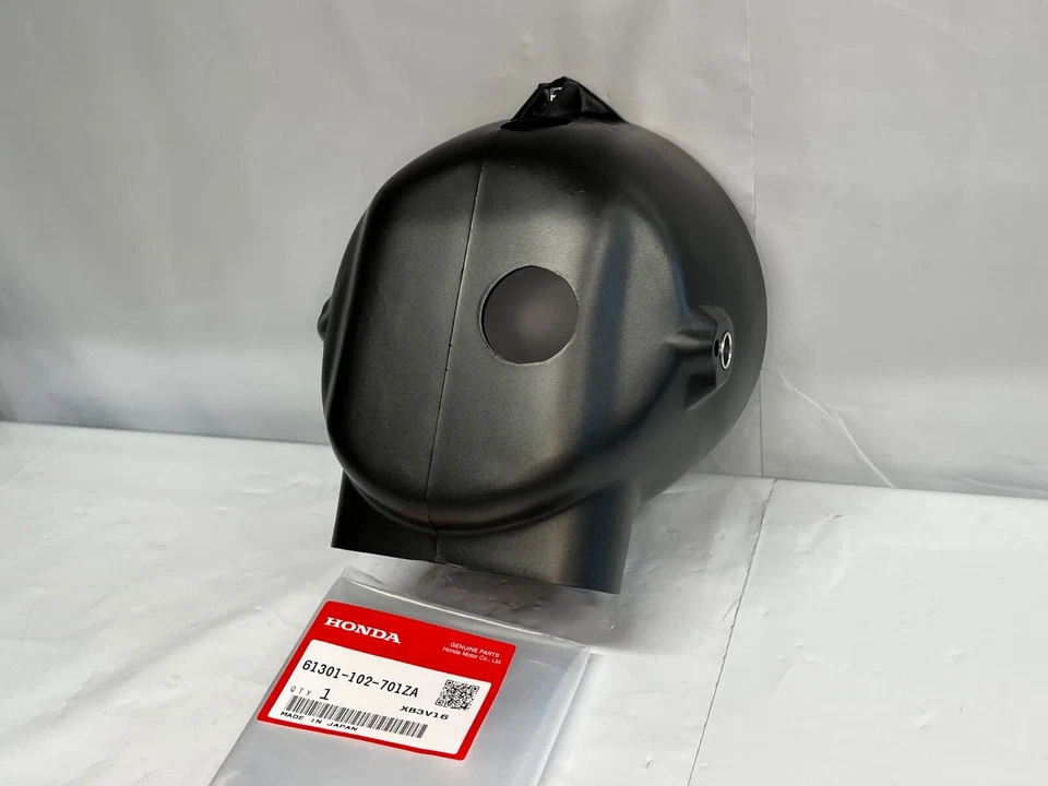 HONDA BLACK HEADLIGHT CASE CT90 TRAIL 90 CT110 TRAIL 110 61301-102-701ZA - Image 3 of 4