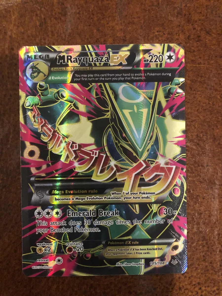 Buy Pokemon - Mega-Rayquaza-EX (105/108) - XY Roaring Skies - Holo