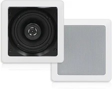Herdio 5.25" 160W 2-Way In-Wall Speakers Ceiling Speakers For Home Office Gym