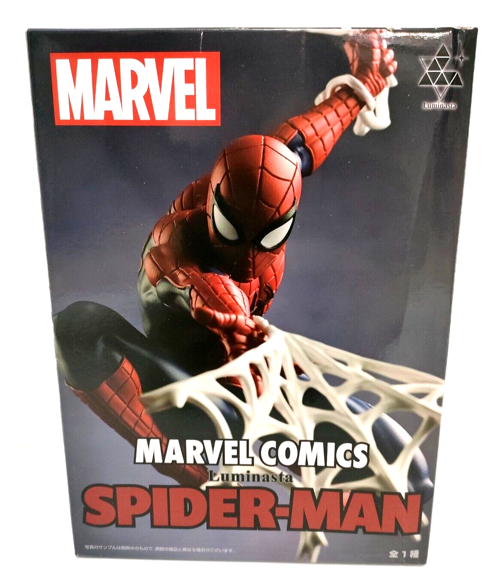 Marvel Comics Luminasta Spider-man Figure SEGA Prize 2023 Red Toy