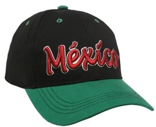 RHINOXGROUP Mexico Text Soccer Futbol Polo Style Cap Hat 902705 One Size 