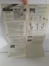 Slalom NES Anleitung NESE-P-SL Rar Retro ⚡versand