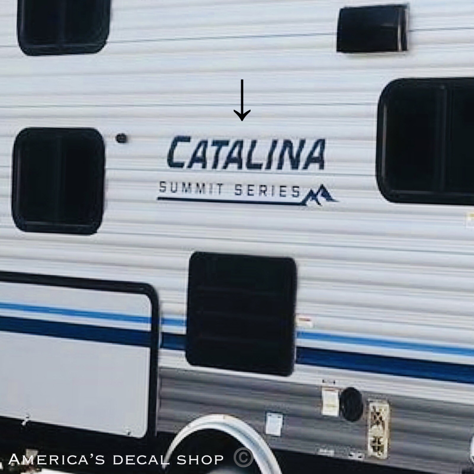 Coachmen Catalina Summit Series Camper RV Trailer Decals (Set Of 2) OEM ...