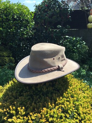 new Conner hat classic leather austrailan handmade hat, M  Quality UK