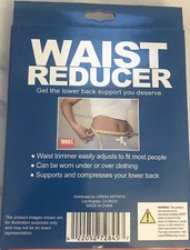 Unisex Fat Burner Waist Trimmer Adjusts To Most Low Back Support