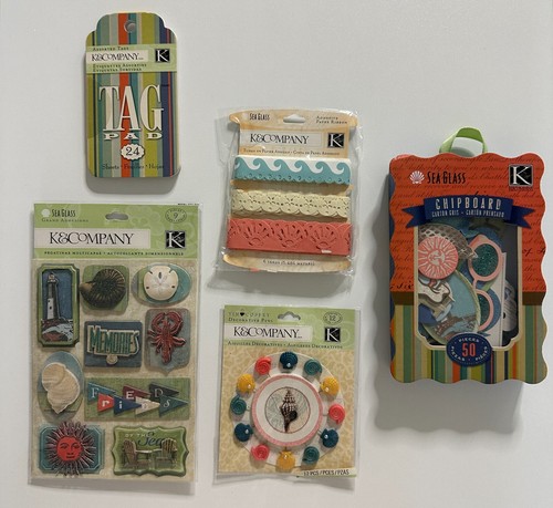 K & Company 12x12 Scrapbook Kit-Variations-Sea Glass, Baby Boy, Poppy Seed, More - Picture 17 of 84