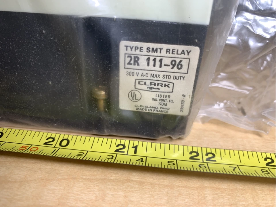 AO Smith Clark -- 2R111-96 --Type SMT AC Relay -- Timing .4-10 Sec -- Sealed - Image 3 of 4