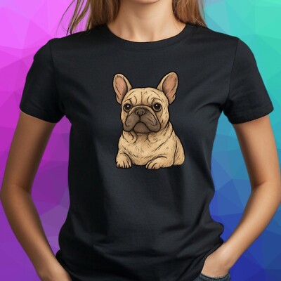 T-Shirt Französische Bulldogge   Süßes Hundemotiv, Geschenkidee