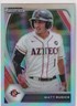 2021 PRIZMS SILVER RC MATT RUDICK PRIZM DRAFT ROOKIE PARALLELS GE-2429