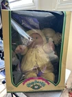 Vintage 1985 Cabbage Patch Kids Doll Blonde Hair Green Eyes One Tooth NIB