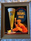 Vintage Regal Pale Beer Lighted Sign – 1940s Bar Advertising – San Francisco, CA