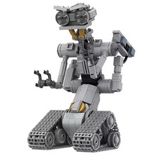 Nummer 5 lebt! Fünf Roboter Robo Brick Klemm...