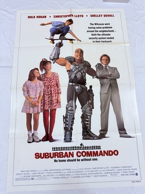 1991 Suburban Commando Original DS 27x41 Movie Poster Hulk Hogan