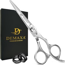 Tijeras profesionales para cabello y barber a de 6.5" - Acero inoxidable de alto