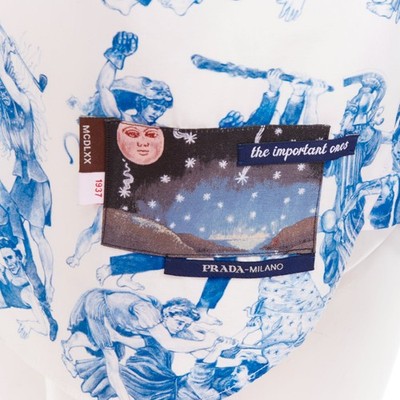 PRADA 2016 Christophe Chemin The Important Ones blue white cuff