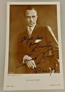 Autogramm deutscher internationaler Film Schauspieler Conrad Veidt 1931 (132387)