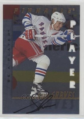 1997-98 Pinnacle Be A Player Die-Cut Auto Adam Graves #58 Auto 1e15