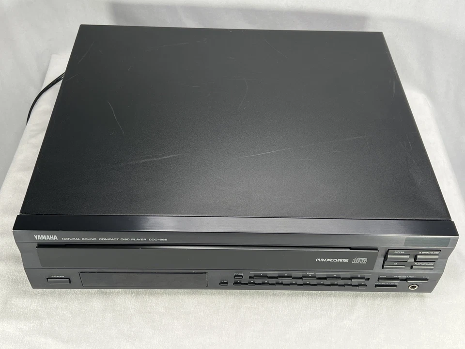 Reproductor de CD de sonido natural Yamaha CDC-665 5 cambiador de discos con control remoto PROBADO FUNCIONANDO Foto 3 de 4