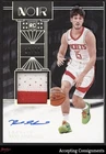 2024-25 Panini Noir #341 Reed Sheppard RPA Rookie PATCH AUTO 16/99 ROCKETS