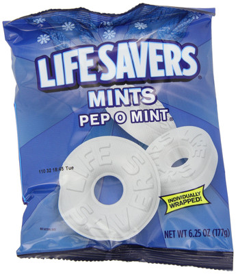 LIFE SAVERS Pep O Mint Hard Candy 12 Count 6.25 Ounce Bulk Pack Mints