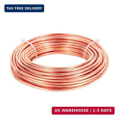 12 Gauge/ 2.0 mm 49 Feet 1 Pound 99.9% Dead Soft Copper Wire for Electroculture