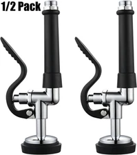 Pre Rinse Sprayer 1.42GPM Commercial Kitchen Sink Sprayer Valve Head Dish Nozzle