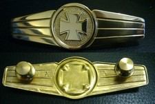 ?1544? German post WW2 Bundeswehr QUALIFICATION BADGE STAFF SEARGENT GOLD Assman