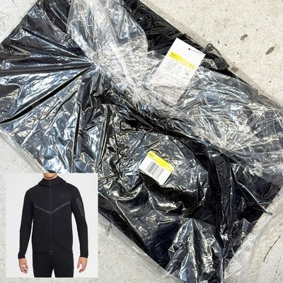 NEW* Men NIKE Tech Fleece Windrunner Full-Zip Jacket BLACK (HV0949