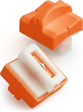 Firbon 2Pcs Refill Blades for A4 A5 Paper Cutter, Spring-Loaded Orange 