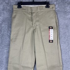 Dickies 874 Pants Mens 30x30 Tan Work Pant No Iron Permanent Crease NEW NWT