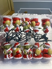 Star Wars Yoda Santa Blow Mold Holiday Light Set 10-Light New