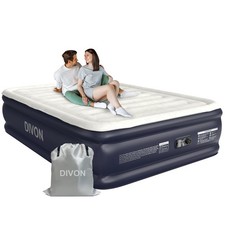 Air Mattress Full with Built in Pump18''Raised Blow Up Mattress 2 Mins Self-Inf